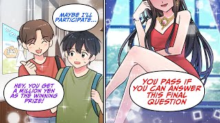 Manga Dub I a poor guy decided to participate in the contest RomCom [upl. by Ntisuj]