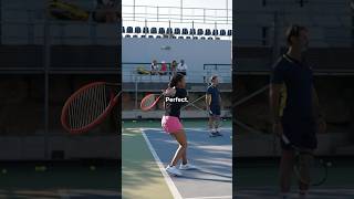 Keeping the ball in your racquet is key in your forehand motion tennis sports tennistip [upl. by Appilihp]