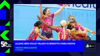 Allianz Vero Volley MILANO vs Jedinstvo STARA PAZOVA  Match Highlights [upl. by Luebke]