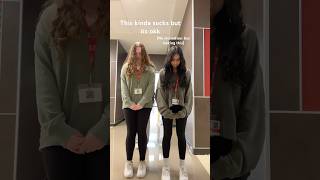 WE ACCIDENTALLY TWINNED SO WE MADE A VID LOL music dance twinning school fypシ゚ shorts [upl. by Lisandra438]