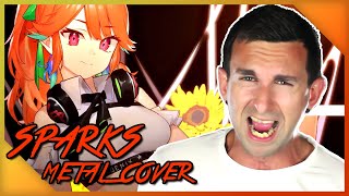 Takanashi Kiara  SPARKS Metal Cover  Hololive EN [upl. by Nahtannhoj]