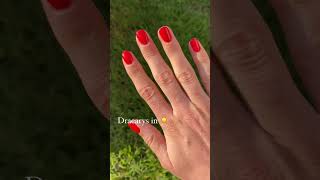 Dracarys IRL veganpolish nails fallnails orangenails [upl. by Elletnahc]