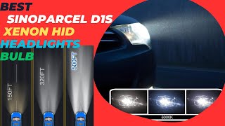 quotSinoparcel D1S Xenon HID Headlights Bulb 8000K 35W  HighLow Beam Replacement Review 2 Packquot [upl. by Jannelle92]