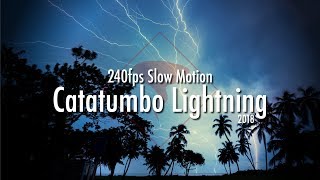 Catatumbo Lightning  240fps Slow Motion [upl. by Odnumde]