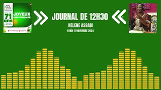 JOURNAL DE 12H30 Hélène ASSABI 11 11 24 [upl. by Ole]