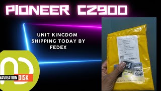 Pioneer CARROZERIA CZ900 map navi sd card shipping to UK by fedex from us [upl. by Uziel]