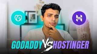 Hostinger Vs Godaddy Which is better for hosting website My Final Verdict  Prateek Tiwari [upl. by Nottus]