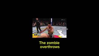 How Yair Rodriguez slept the Korean Zombie 🧟‍♂️😴 ufc mma kickboxing korea boxing tyson [upl. by Anerys465]