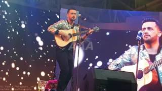 Atif Aslam Performing Aadat Unplugged Live At Dubai Global Village [upl. by Yeltihw]