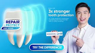 Sensodyne Repait amp Protect  3x Stronger Tooth Protection [upl. by Ricky]