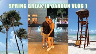 SPRING BREAK IN CANCUN VLOG 1  BARCELO MAYA RESORT [upl. by Binah805]