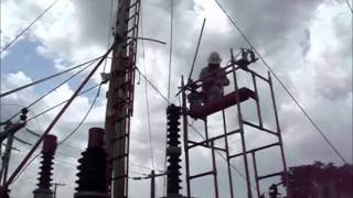 Manobra  Instalação de Páraraio com Chave 138 kV Tecsulvale  sem desenergização Linha [upl. by Fesuy]