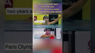 【Collective purple face after the race the US Swimming team triggered doping speculation】 [upl. by Xuaeb76]