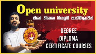 All Degrees Offered by the Open University of Sri Lanka  All Degree Courses and Details [upl. by Scarlett580]