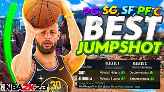 NBA2K23THE BEST JUMPSHOT FOR ALL BUILDS CURRENT GEN amp NEXT GEN [upl. by Fendig783]