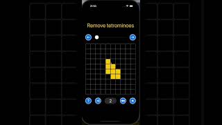 Remove tetrominoes game puzzle puzzlegame puzzles tetris [upl. by Cantone]