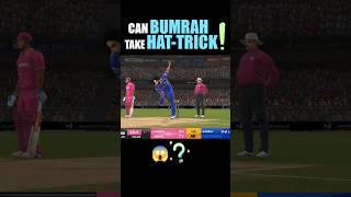 😱Can Bumrah Take HATTRICK in Real Cricket 24  mi vs rr in rc24 ipl 2024 shorts rc24 [upl. by Herwin]