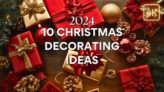 10 Christmas Decorating Ideas New Holiday Decor Trends 2024  Christmas Decor MustHaves [upl. by Annairdua370]