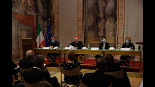 Cardinale Mauro Gambetti annuncia Fondazione Fratelli Tutti [upl. by Montano]