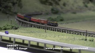 Orbost  Model Railway Exhibition Layout  T Gauge [upl. by Cynar94]