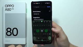 OPPO A80 5G How to Make Keyboard Bigger [upl. by Peddada]