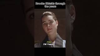 Brooke Shields through the years hollywoodstar hollywoodactor shorts [upl. by Eicnan]