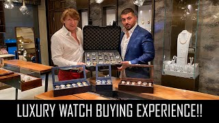 MULTIMILLION DOLLAR LUXURY WATCH BUYING EXPERIENCE [upl. by Trojan]