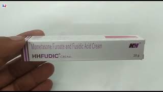 Hhfudic Cream  Mometasone Furoate and Fusidic Acid Cream uses  Hhfudic Cream uses Benefits Hindi [upl. by Yggam]