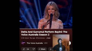 DELTA GOODREM amp GURRUMUL BAYINITHE VOICE SO UNIFYING AND BEAUTIFUL 💜🖤INDEPENDENT ARTIST REACTS [upl. by Antipus]