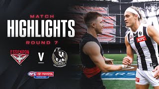 Essendon v Collingwood Highlights  Round 7 2024  AFL [upl. by Natye]