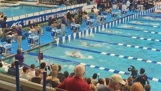 Berkoff Takes 100 Back With 487  Womens 100 Back A Final  2024 ACC Championships [upl. by Efioa]