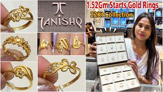 Tanishq Gold Rings Starting 152Gm🔥Designs With Price Under 3Gm Tanishq Gold Ring Designs amp Price [upl. by Murton511]