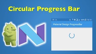 30 Android Material Design Android Circular Progress Dialog Box [upl. by Drofnil993]