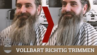 VOLLBART  TRIMMEN amp PFLEGEN – Bartpflege für den perfekten Bart HowtoTutorial von Bart Royal [upl. by Athallia370]