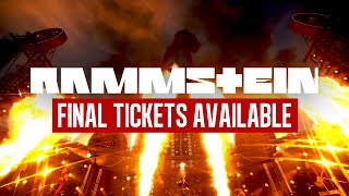 Rammstein  Europe Stadium Tour 2023 Final tickets on sale now [upl. by Yuria]