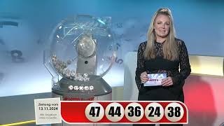 LOTTO 6aus49Gewinnzahlen von Mittwoch 13112024 [upl. by Yllod]