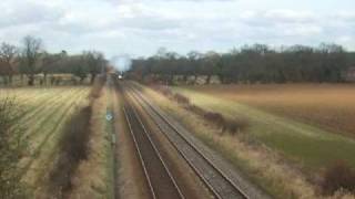 Tornado steam locomotive 60163 in Hampshire14th Feb09 [upl. by Yim]