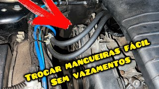 TROCA MANGUEIRA GASOLINA FIAT TIPO  DICA FÁCIL E BARATO [upl. by Adilem416]