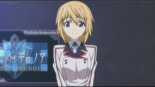 Infinite Stratos Charlotte Dunois Boy VS Girl Uniform English Dub [upl. by Perusse]