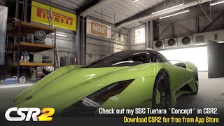 【CSR2】Tuatara quotConceptquot gold shift amp tune for 703x [upl. by Kcirddehs]