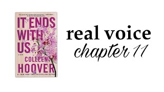 it ends with us audio book  chapter 11 real voice [upl. by Dorej]