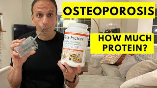 PROTEIN amp OSTEOPOROSIS What you NEED to Know [upl. by Atilef]