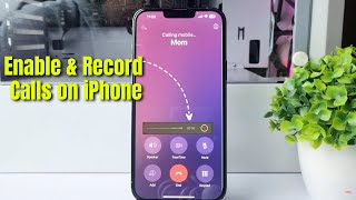 How to enable amp record calls on iPhone iOS 181 [upl. by Eytteb180]