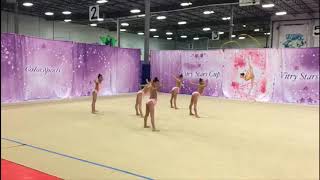 MG Rhythmic academy Intermediate Group Floor Vitry Cup 2020 [upl. by Ocnarf]