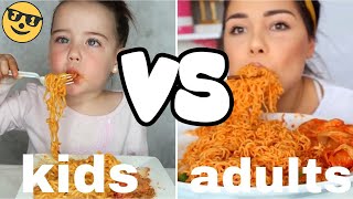 ASMR KIDS VS ADULTSMUKBANG [upl. by Ayiotal]