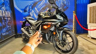 Yamaha R3 2024 Black Edition Review  On Road Price And Features [upl. by Nodearb]