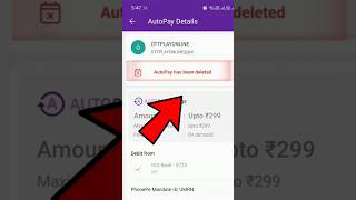 In 1 Minutes Autopay Remove from UPI App  Autopay mandate phonepay stopautopay ottplay [upl. by Lecrad]