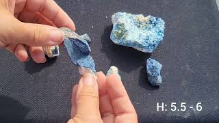 Blue Mineral Lazulite Lazurite or Azurite [upl. by Idnib]