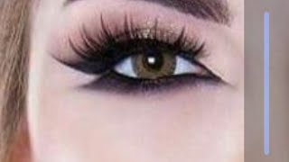 green eyes makeup Liner New Makeup video mehndi eyes😘😘 [upl. by Raynah940]