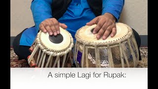 Taal Rupak lesson Part 1 variations lagi tihaee  Roopak  Play tabla with ghazal amp song [upl. by Ernie]